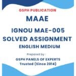 IGNOU MAE-005 Solved Assignment
