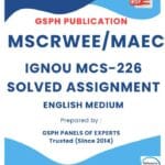 IGNOU MCS-226 Solved Assignment