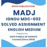 IGNOU MDC-002 Solved Assignment