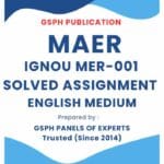 IGNOU MER-001 Solved Assignment