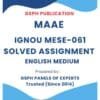 IGNOU MESE-061 Solved Assignment