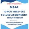 IGNOU MESE-062 Solved Assignment