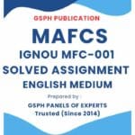 IGNOU MFC-001 Solved Assignment
