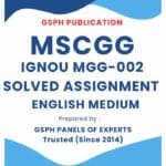 IGNOU MGG-002 Solved Assignment