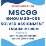 IGNOU MGG-006 Solved Assignment