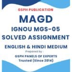 IGNOU MGS-05 Solved Assignment