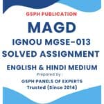 IGNOU MGSE-013 Solved Assignment
