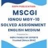 IGNOU MGY-10 Solved Assignment
