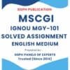 IGNOU MGY-101 Solved Assignment
