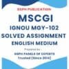 IGNOU MGY-102 Solved Assignment