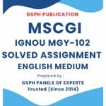 IGNOU MGY-102 Solved Assignment