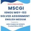IGNOU MGY-103 Solved Assignment