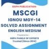 IGNOU MGY-14 Solved Assignment