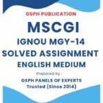IGNOU MGY-14 Solved Assignment