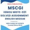 IGNOU MGYE-021 Solved Assignment