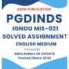 IGNOU MIS-021 Solved Assignment
