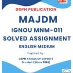 IGNOU MNM-011 Solved Assignment