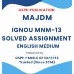 IGNOU MNM-13 Solved Assignment