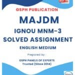IGNOU MNM-3 Solved Assignment