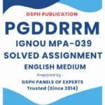 IGNOU MPA-039 Solved Assignment