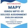 IGNOU MPYE-01 Solved Assignment
