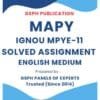 IGNOU MPYE-11 Solved Assignment