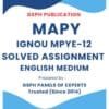 IGNOU MPYE-12 Solved Assignment