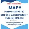 IGNOU MPYE-12 Solved Assignment