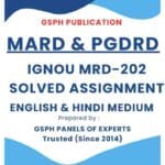IGNOU MRD-202 Solved Assignment