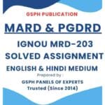 IGNOU MRD-203 Solved Assignment