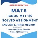 IGNOU MTT-20 Solved Assignment