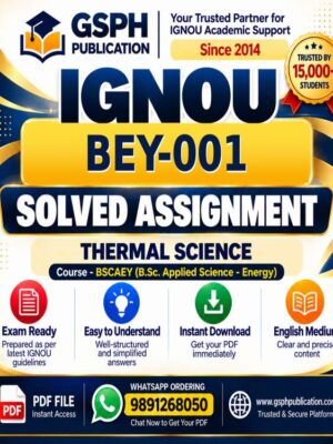 IGNOU BEY-001 Solved Assignment
