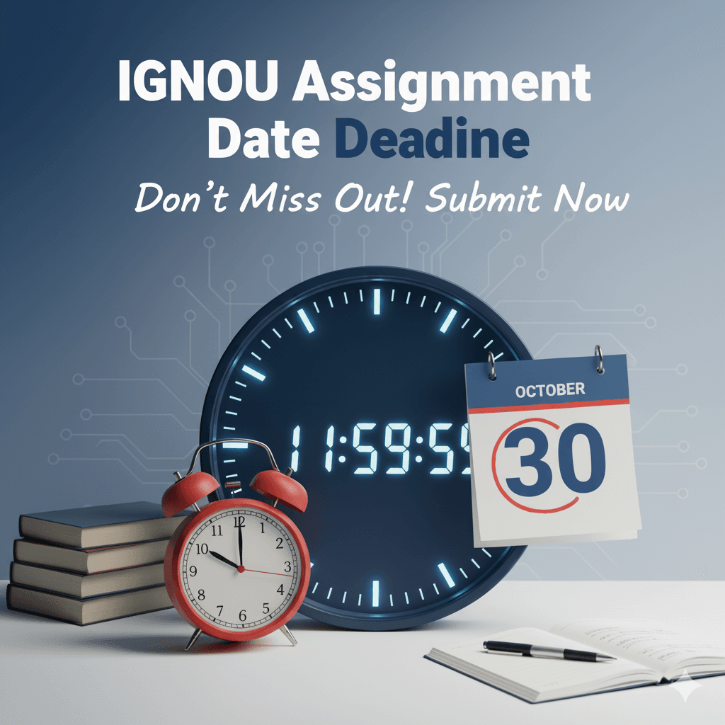 IGNOU Assignment Submission Date Deadline