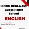 IGNOU BEVAE-181 Guess Paper Solved