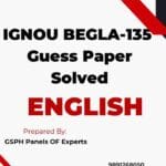 IGNOU BEVAE-181 Guess Paper Solved