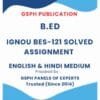IGNOU BES-121 Solved Assignment