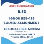 IGNOU BES-126 Solved Assignment