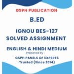 IGNOU BES-127 Solved Assignment