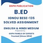 IGNOU BESE-135 Solved Assignment