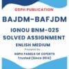 IGNOU BNM-025 Solved Assignment