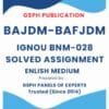 IGNOU BNM-028 Solved Assignment
