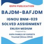 IGNOU BNM-029 Solved Assignment