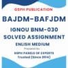 IGNOU BNM-030 Solved Assignment