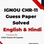 IGNOU CHR-11 Guess Paper Solved