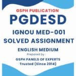 IGNOU MED-001 Solved Assignment