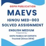 IGNOU MED-003 Solved Assignment 