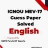 IGNOU MEV-17 Guess Paper Solved