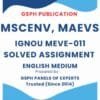 IGNOU MEVE-011 Solved Assignment