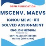 IGNOU MEVE-011 Solved Assignment