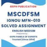 IGNOU MFN-010 Solved Assignment